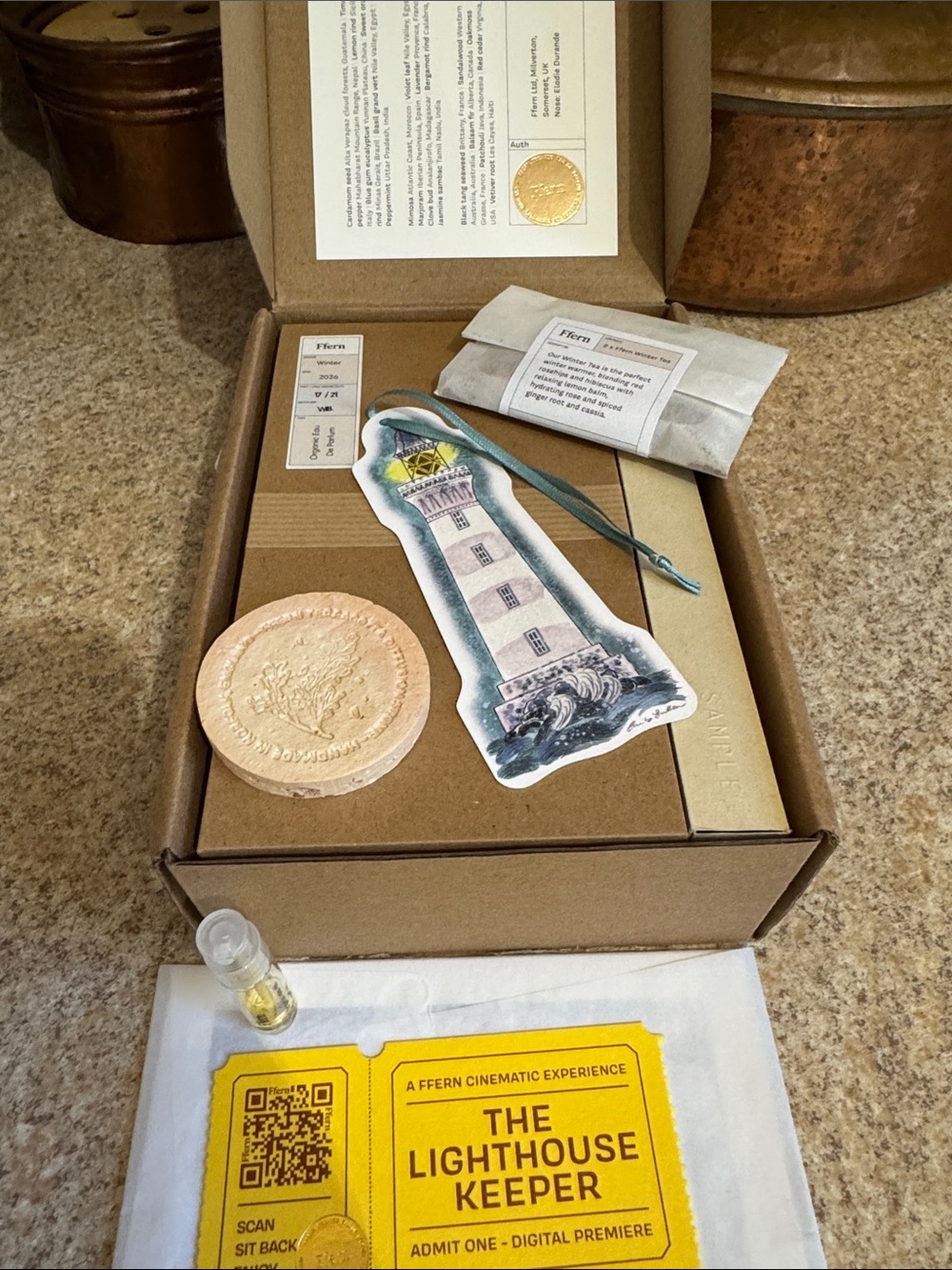Ffern - Winter ‘26 The Lighthouse Keeper fragrance NWT
